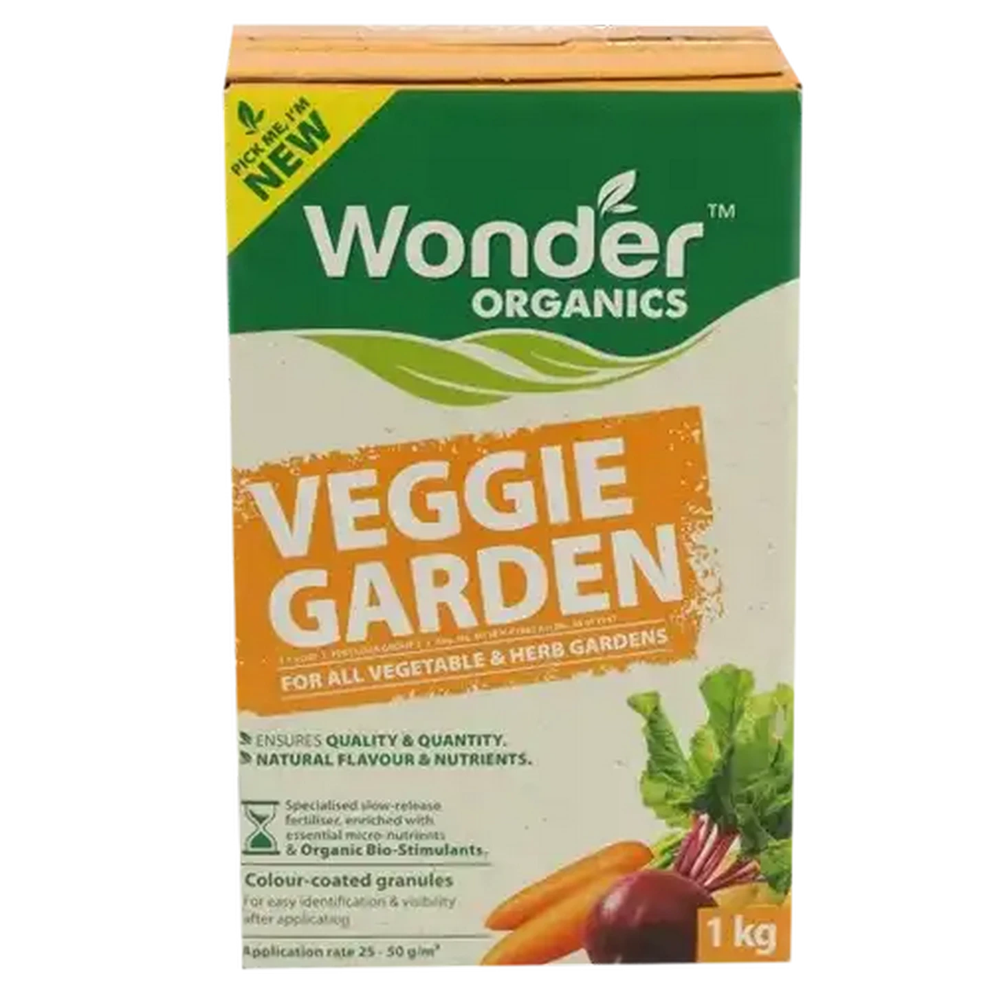 Image of Wonder Organics Veggie Garden Fertiliser 1kg