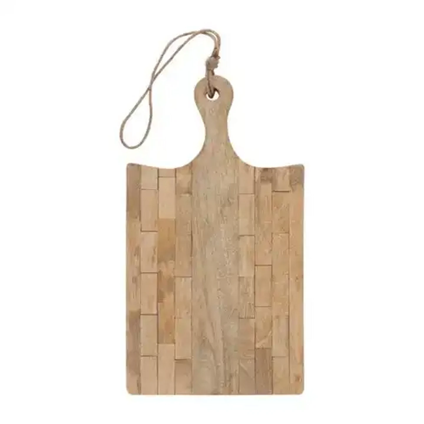Image of Mango Wood Serving Board With Rope Handle 45 x 25cm