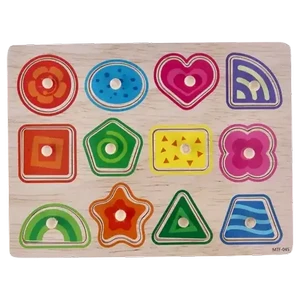 Checkers Sixty60 | Jolly Tots Wooden Shape Puzzle 12 Piece 18 Months +