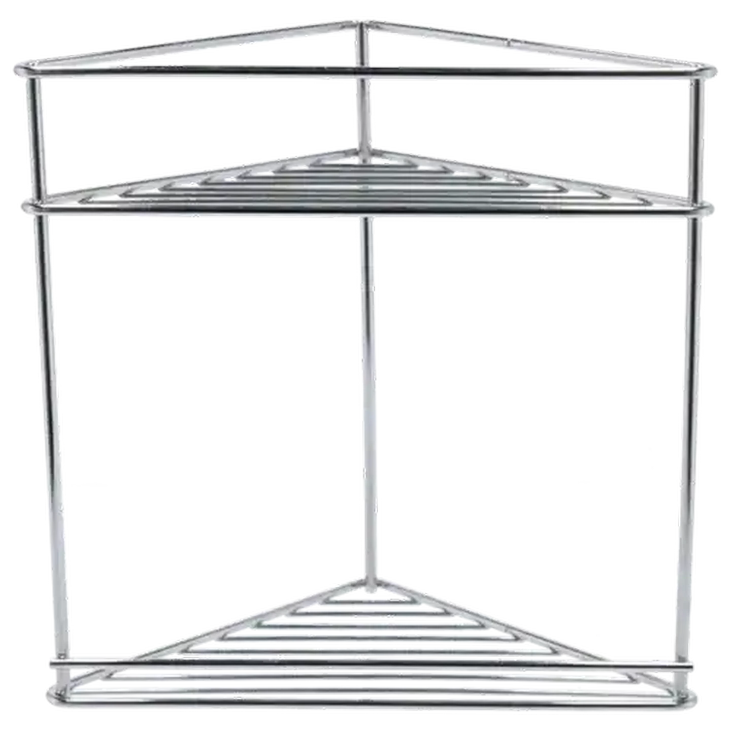 Image of Steelcraft Universal Two Tier Stainless Steel Corner Shelf