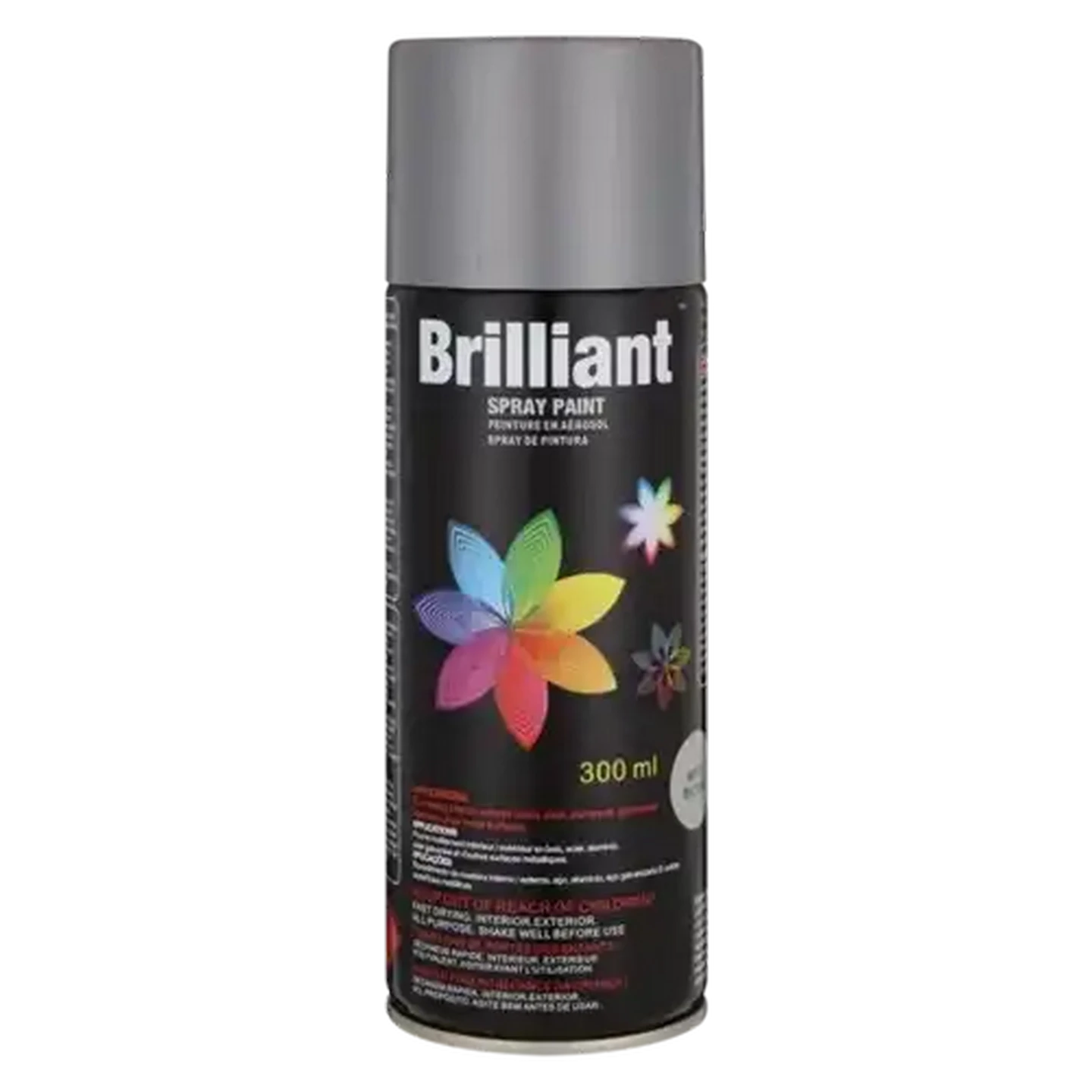 Image of Brilliant Silver Spray Paint Can 300ml