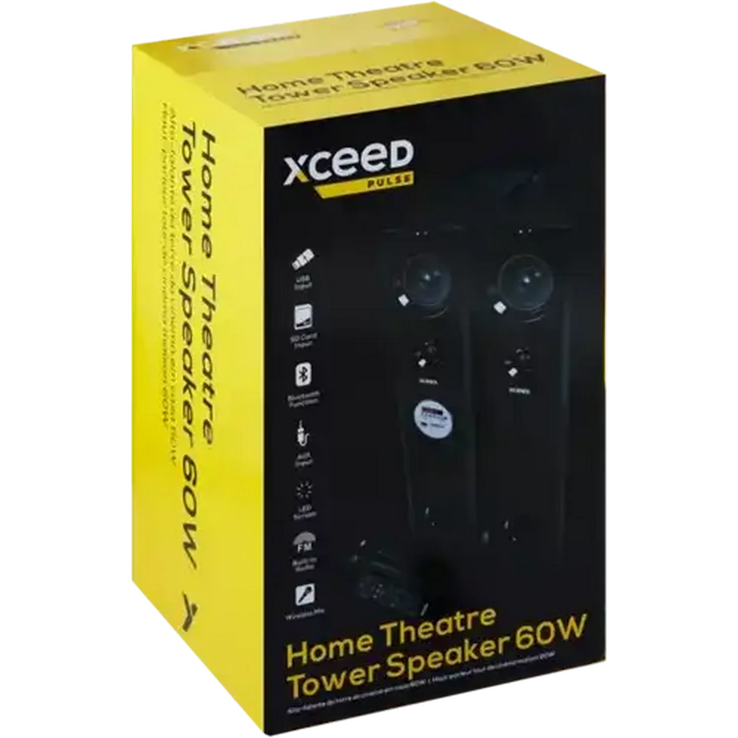 Image of Xceed Pulse Home Theatre Tower Speakers 2 x 30W