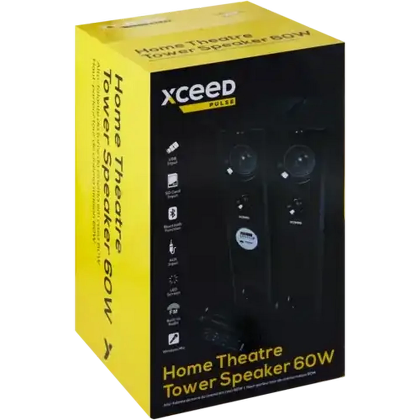 Image of Xceed Pulse Home Theatre Tower Speakers 2 x 30W