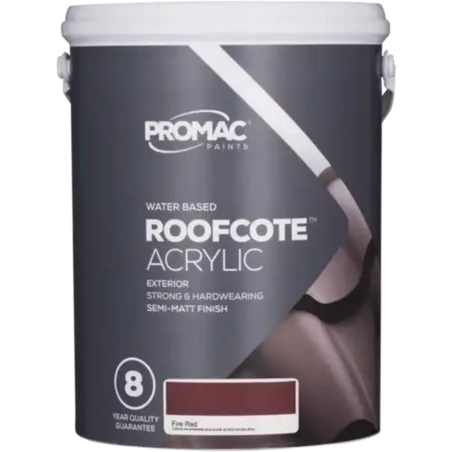 Image of Promac Paints Easycoat Roofcote Acrylic Fire Red Paint 5L