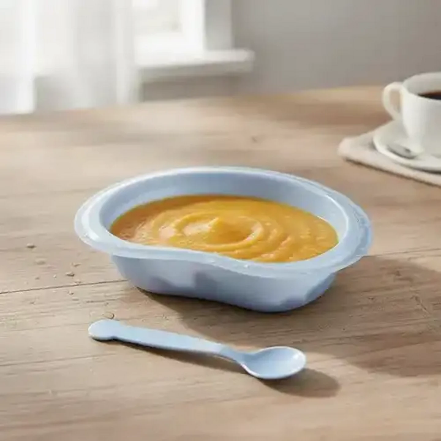 Image of Jolly Tots Snack Container With Spoon (Colour May Vary)