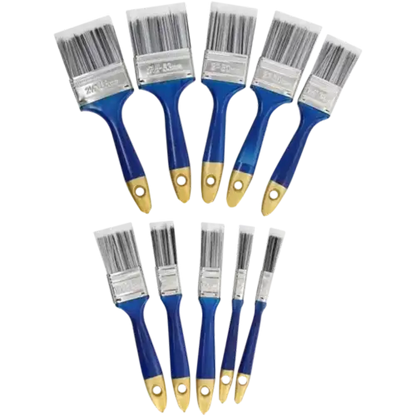 Image of Pro Brush Professional Paint Brush Set 10 Pieces