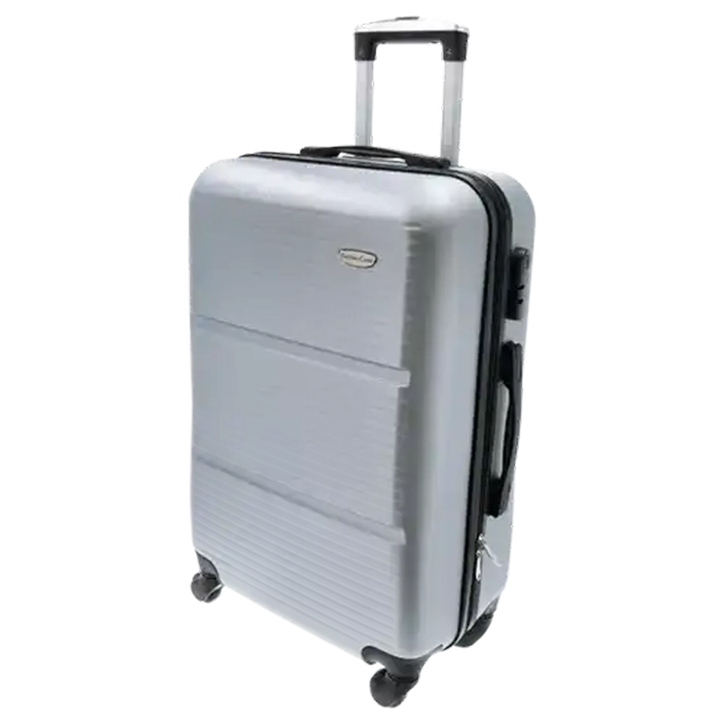 Image of Yves Saint Claire Silver Medium Racer Trolley Case 65cm