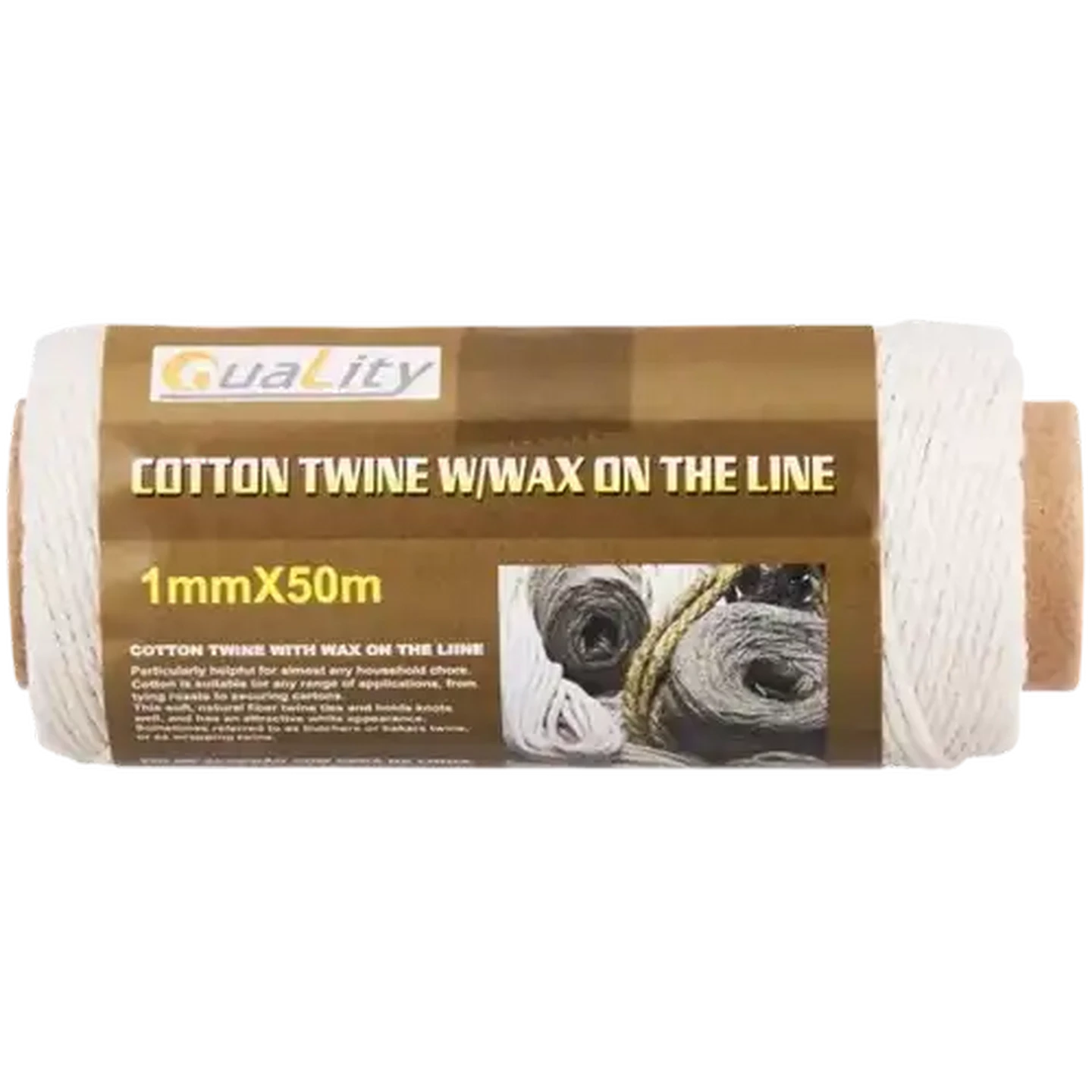 Image of Quality White Cotton Twine 1mm x 50m