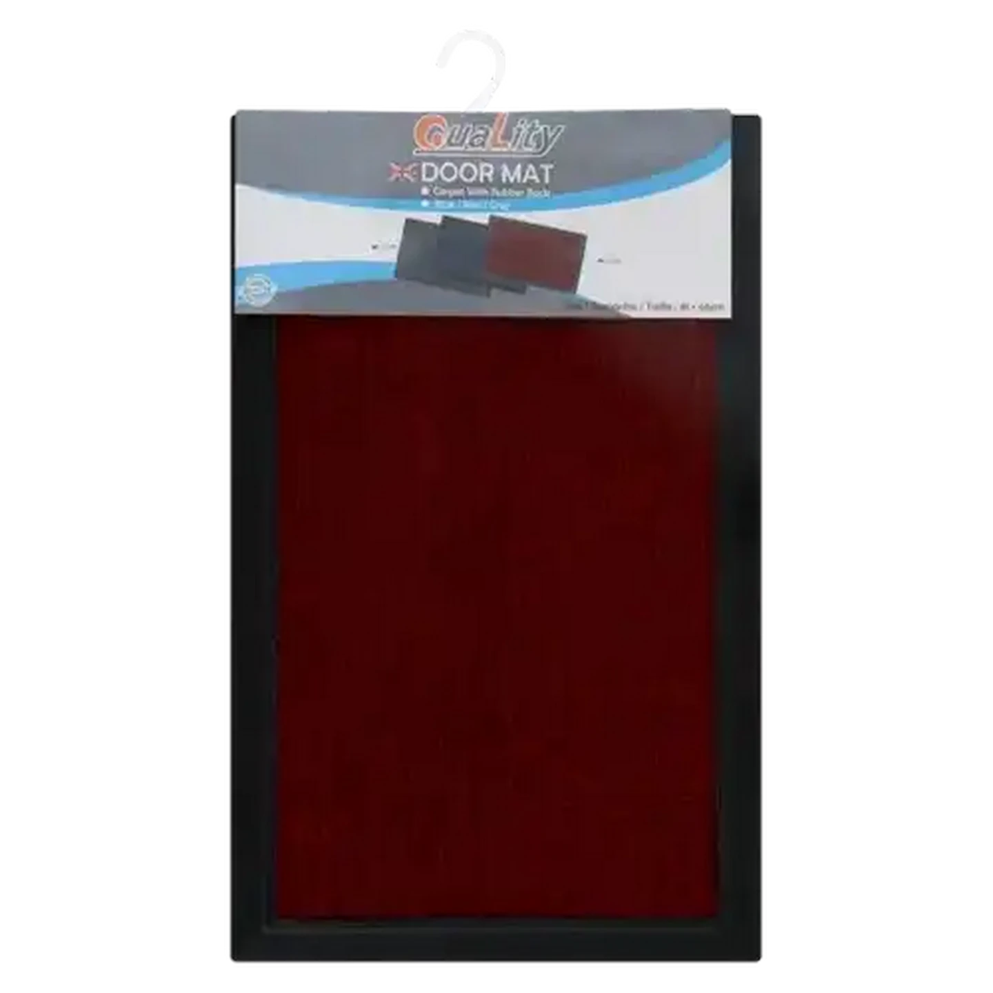 Image of Quality Rubber Backing Door Mat 41 x 66cm