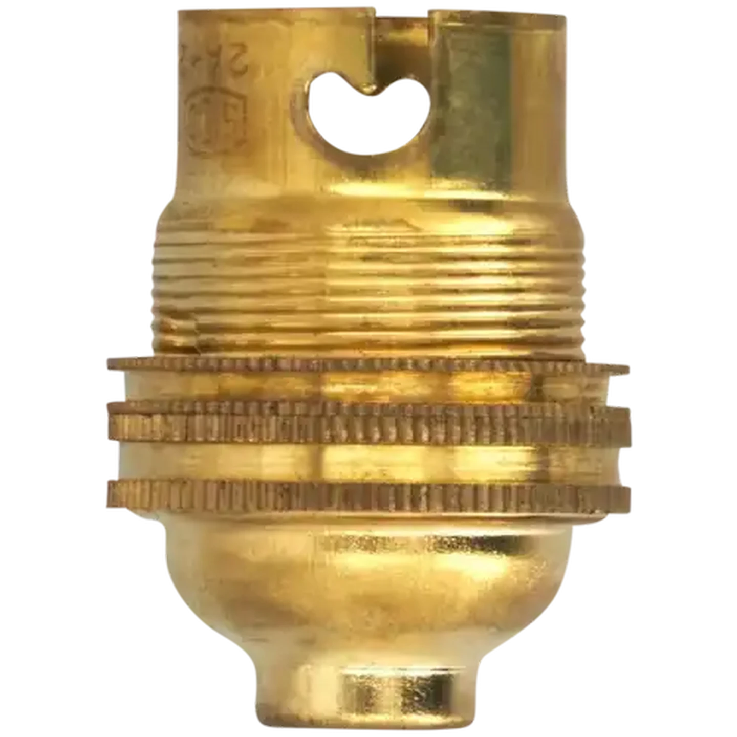 Image of SCE Brass B22 Lamp Holder 10mm