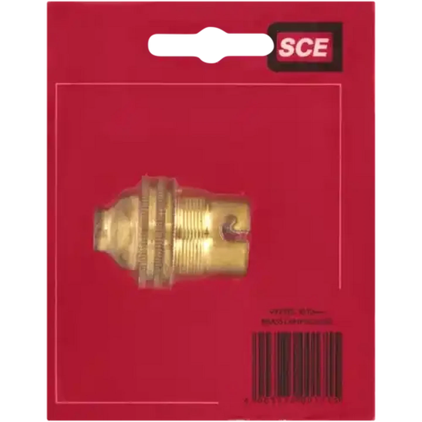 Image of SCE Brass B22 Lamp Holder 10mm