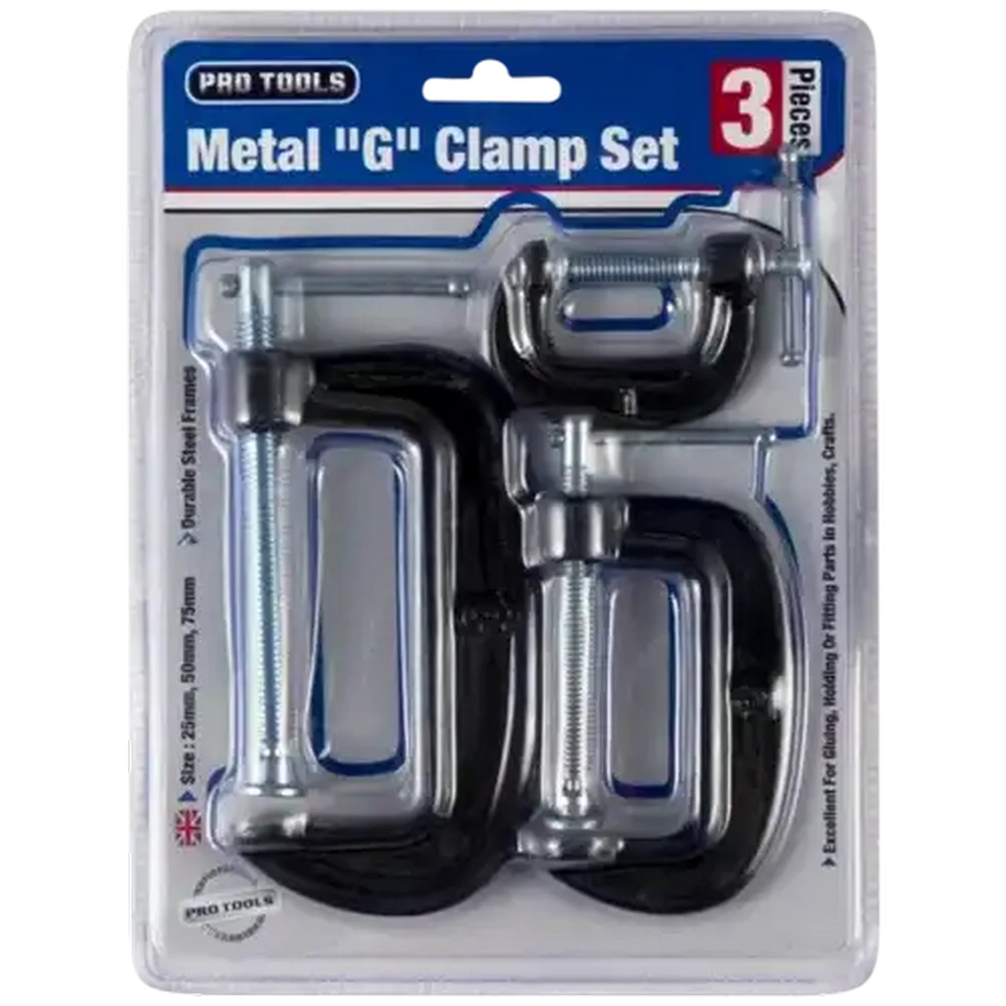 Checkers Sixty60 | Pro Tools Metal G Clamp Set 3 Piece