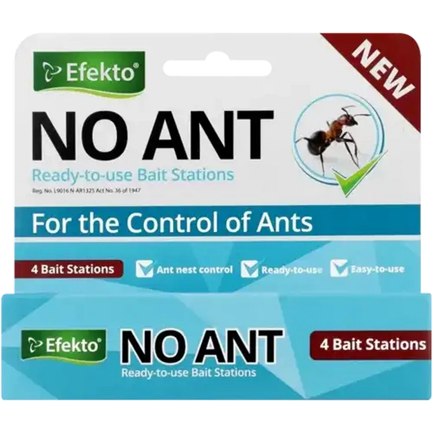 Image of Efekto No Ant Ready-To-Use Bait Stations 4-Pack