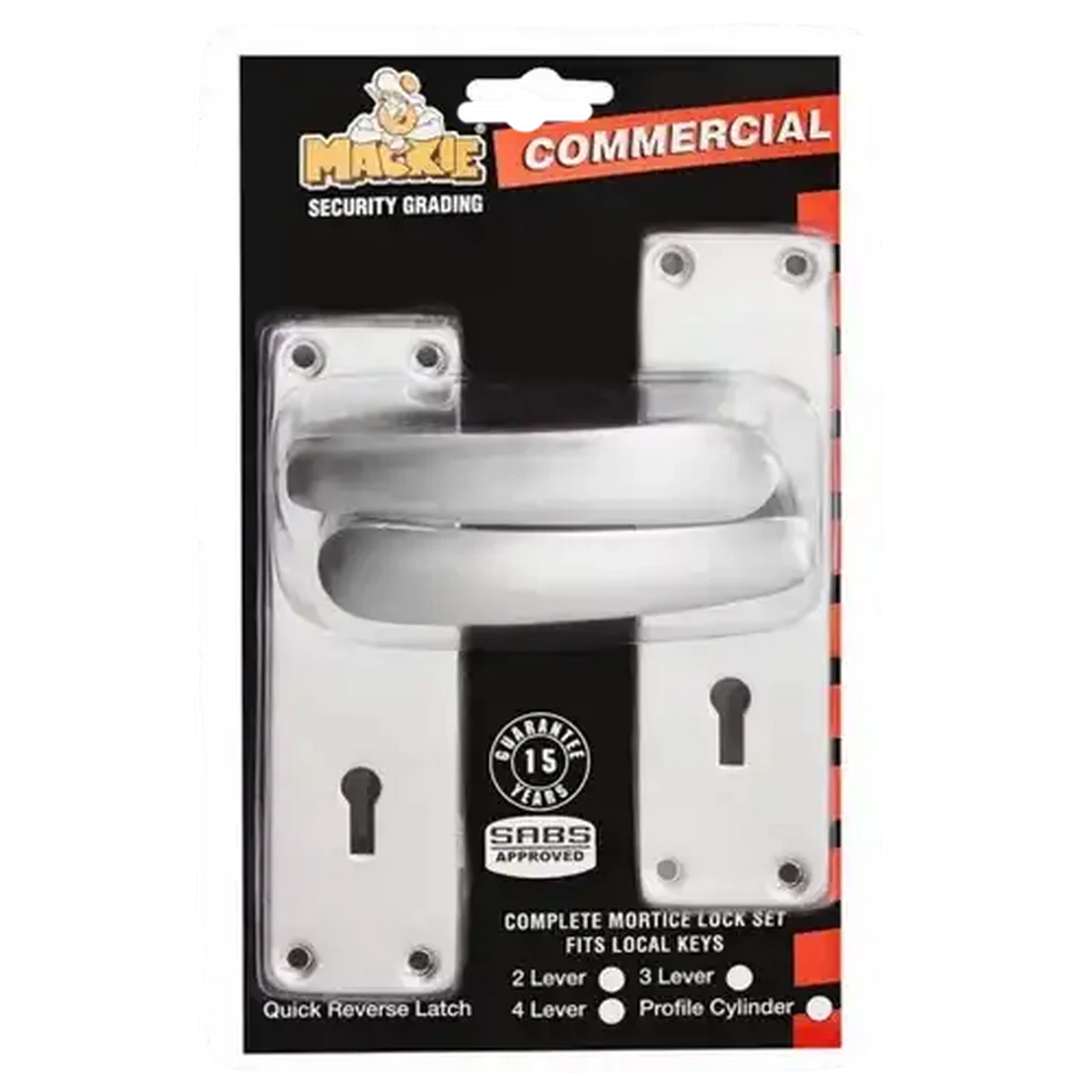 Image of Mackie Commercial Lockset 3 Lever