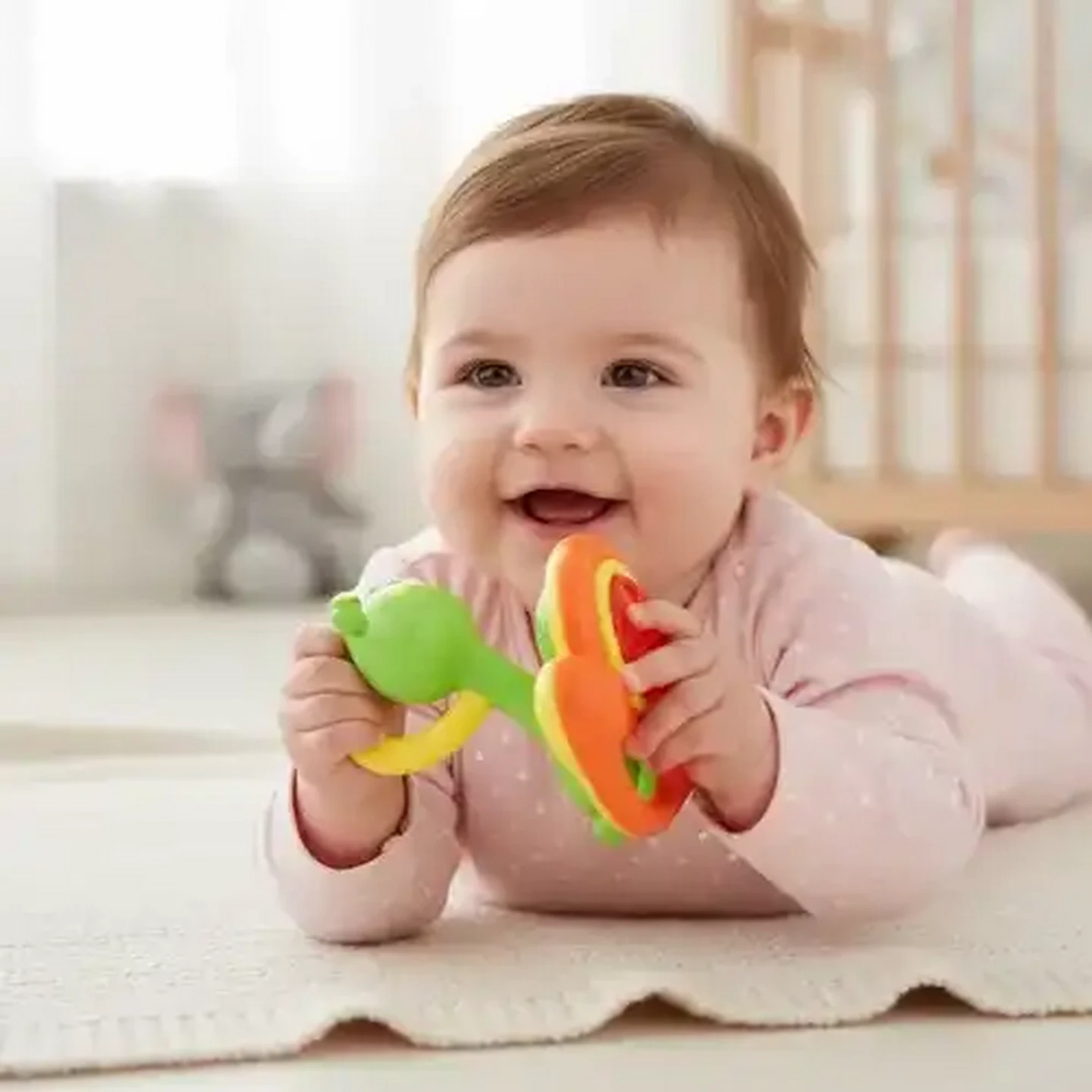 Shoprite ZA | Jolly Tots Crab & Giraffe Rattle Set 3 Months +