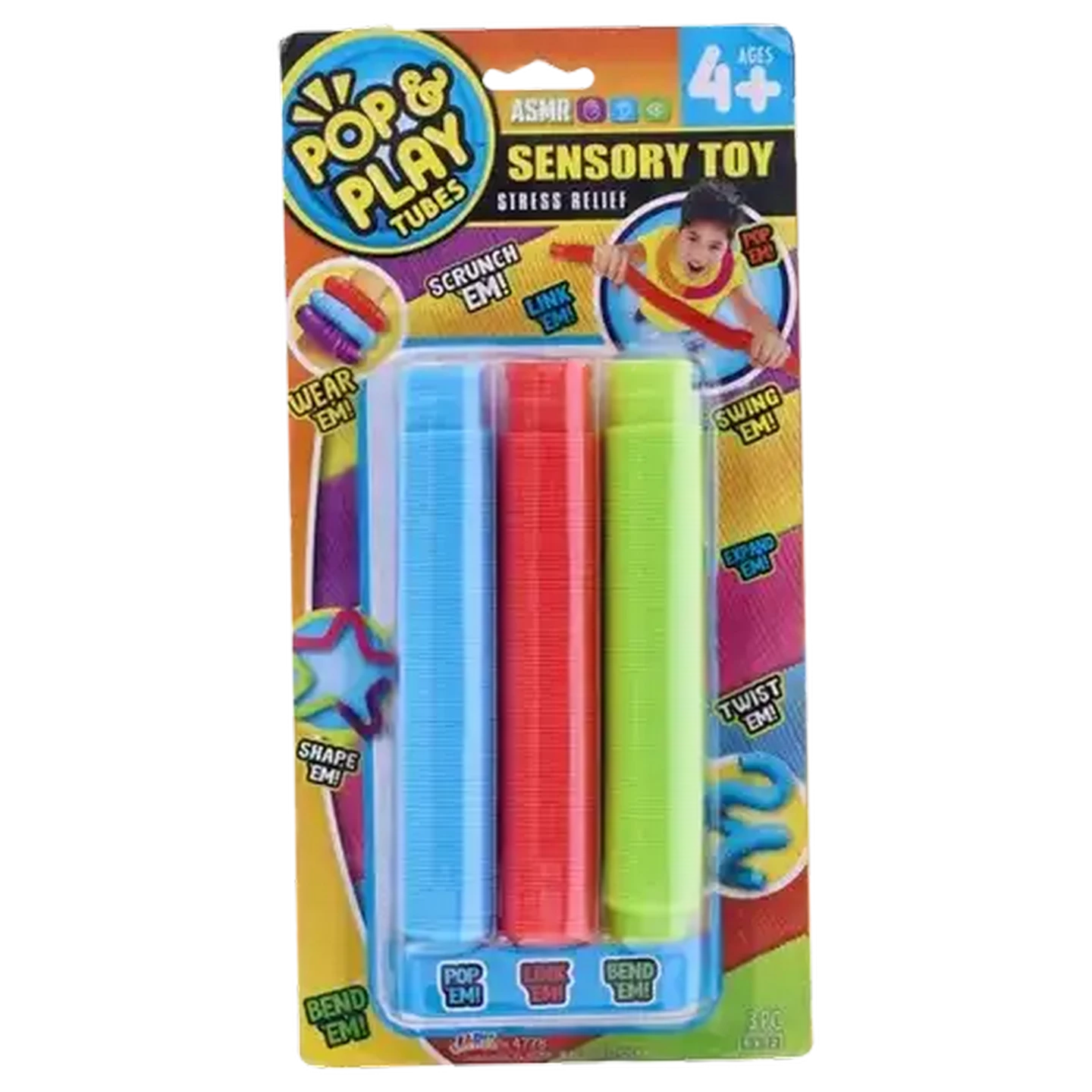 JAG-TOY SUMMER TIME JUNCTION / シティポップ Checkers Sixty60 | Ja-Ru Pop & Play Tubes 3-Pack