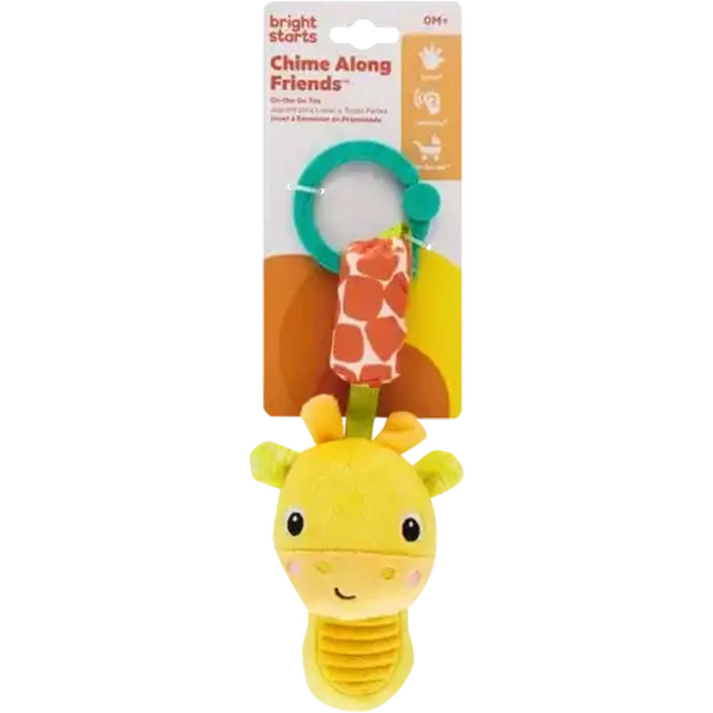 Image of Bright Starts Chime Along Friends Giraffe Toy 0 Months +