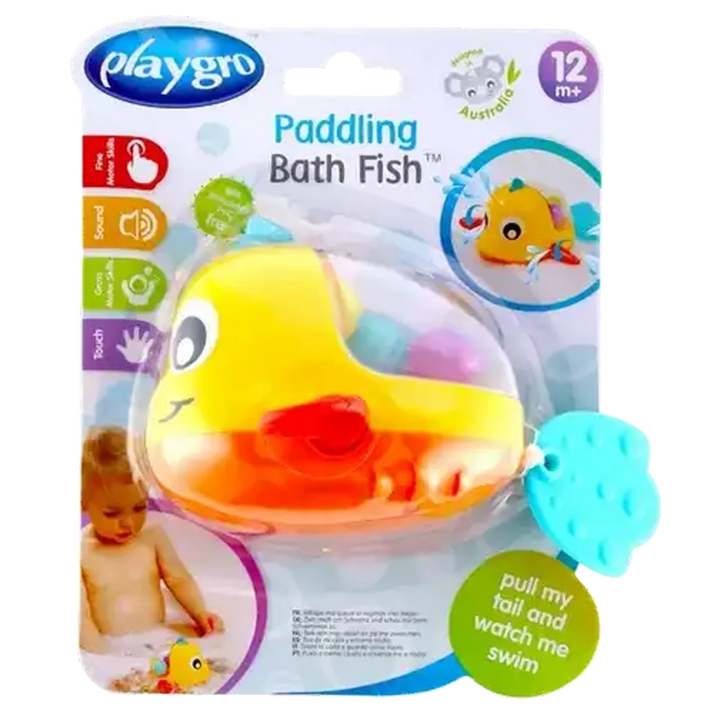 Image of Playgro Paddling Fish Bath Toy 0 Months +