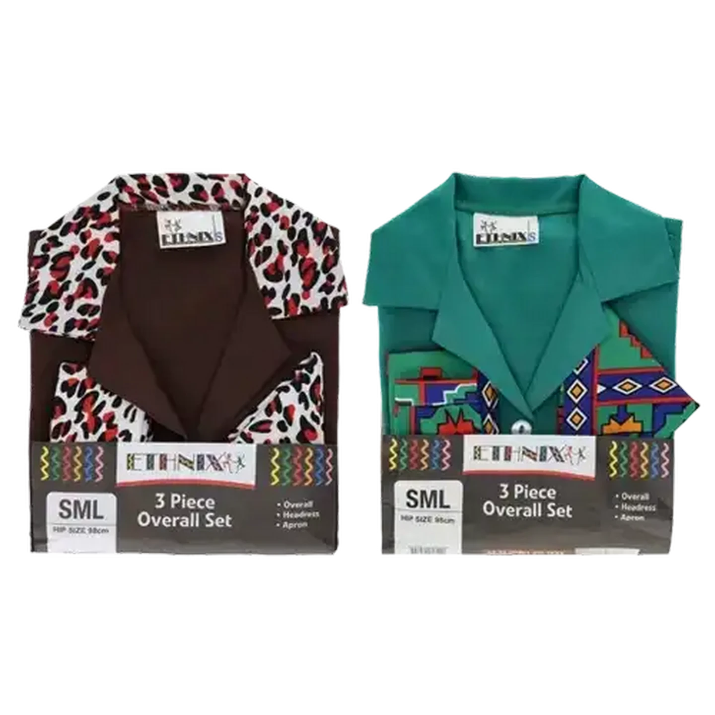 Checkers Sixty60 | Ethnix Ladies Small Overall Set 3 Piece (Design
