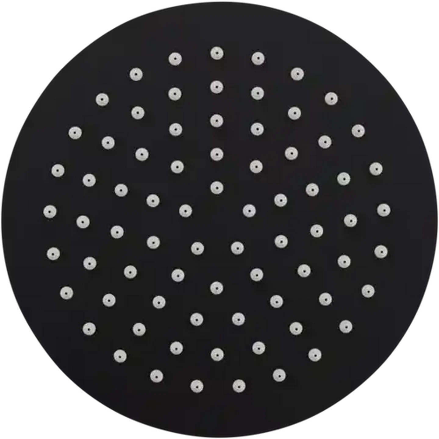 Image of Wildberry Matte Black Super Slim Round Shower Head 200mm