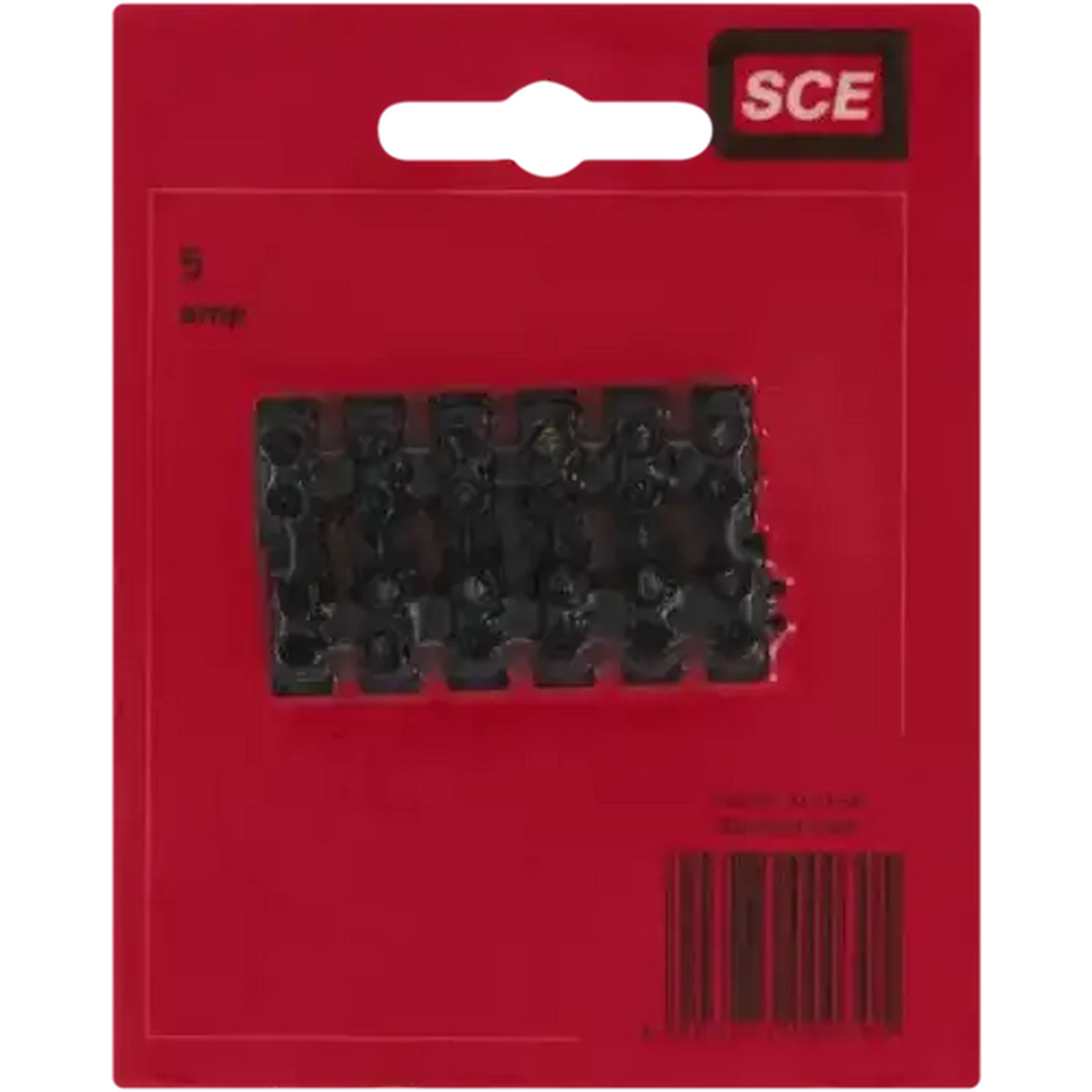 Image of SCE 6-Way Black Terminal Strips 5A 6mm 2-Pack