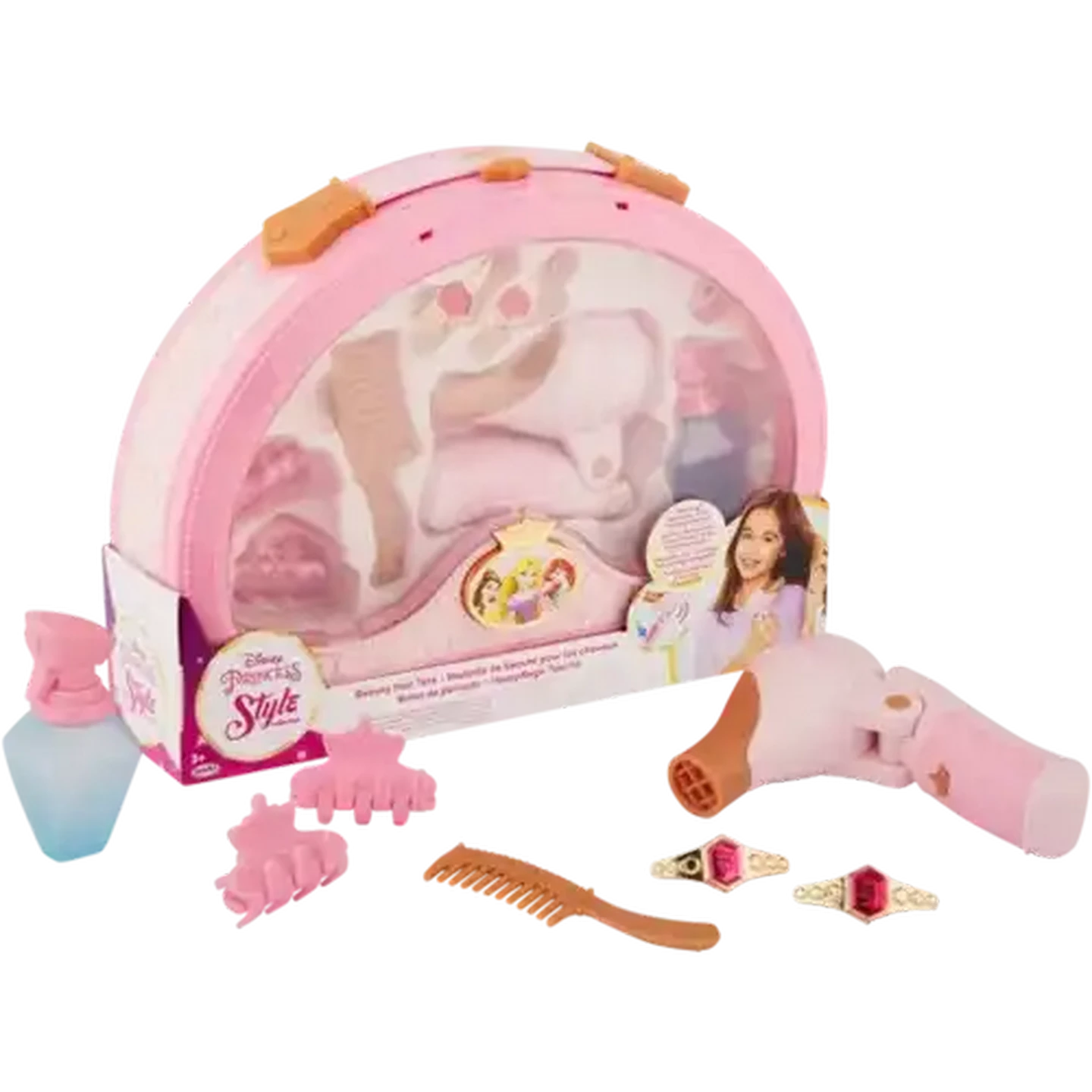 Image of Disney Princess Style Collection Beauty Hair Tote 8 Piece (Type May Vary)
