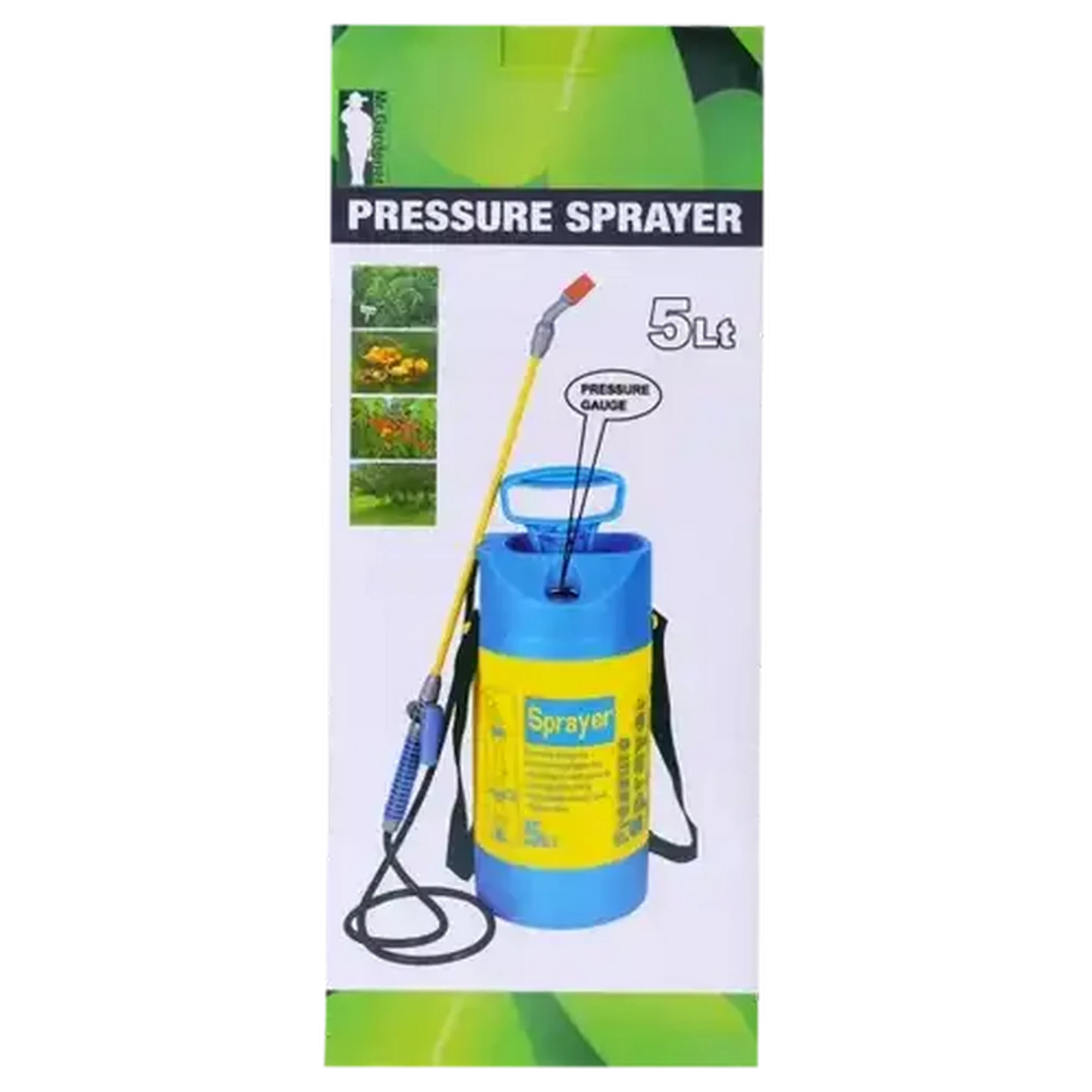 Image of Mr. Gardener Pressure Sprayer with Pressure Gauge 5L