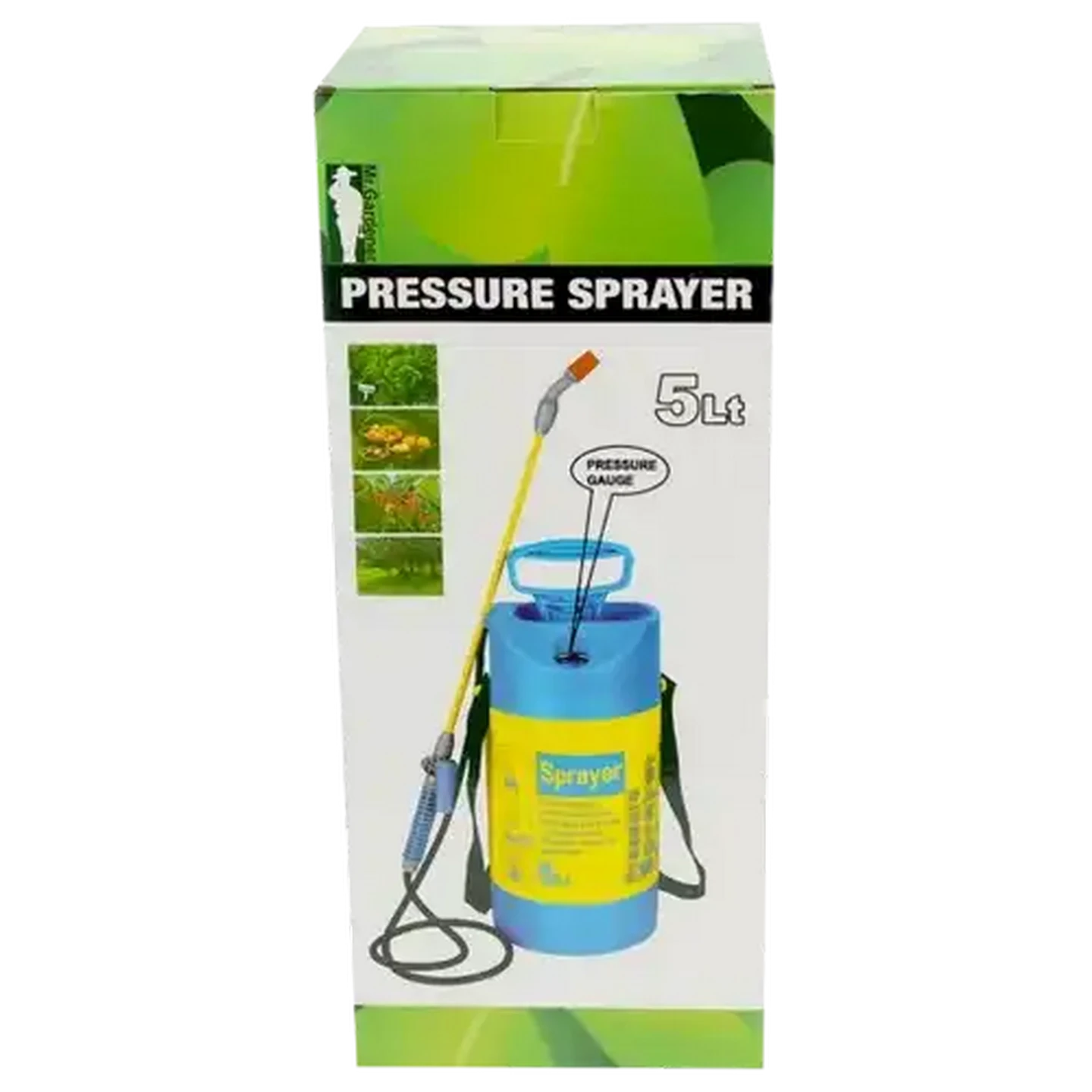 Image of Mr. Gardener Pressure Sprayer with Pressure Gauge 5L