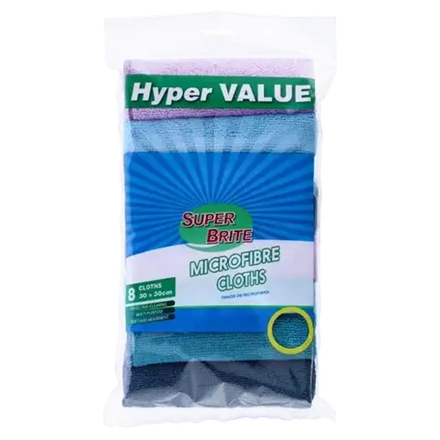 Checkers Sixty60 | Hyper Value Super Brite Microfibre Cloths 8-Pack