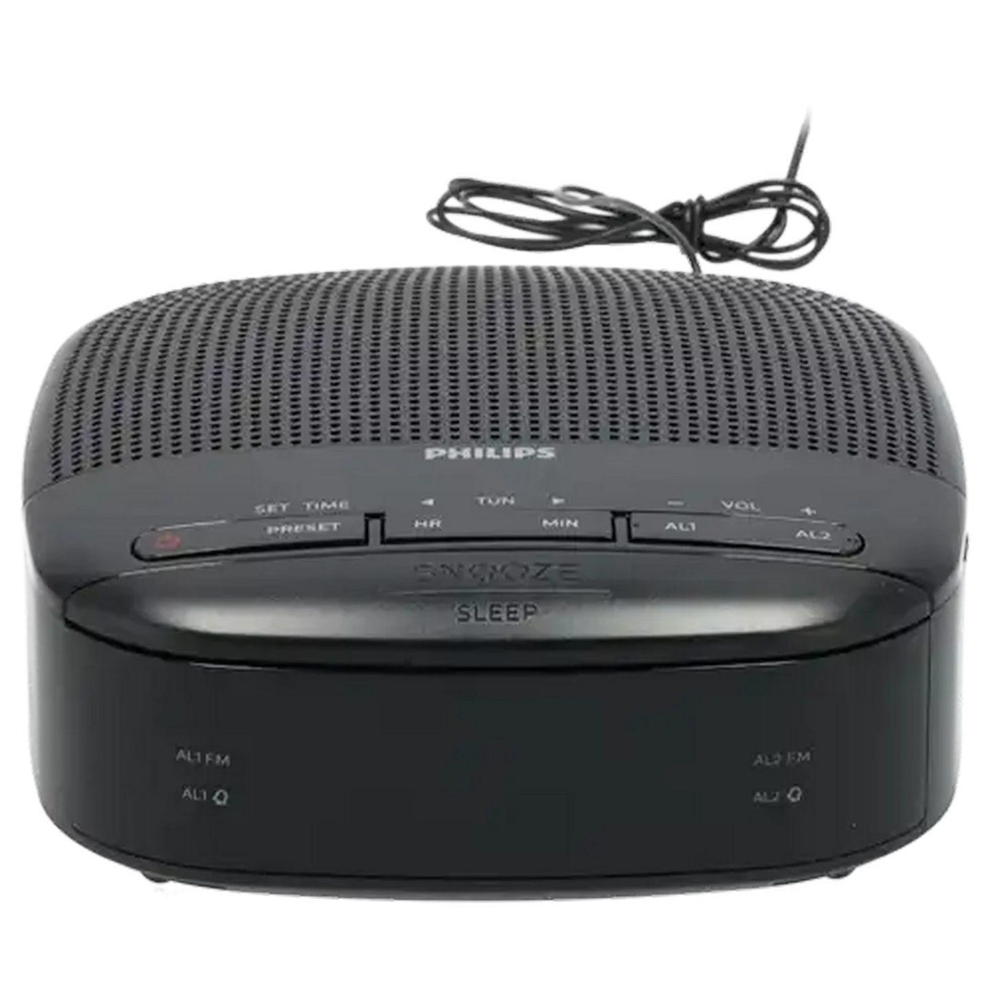 Image of Philips Black TAR3205 Radio Clock