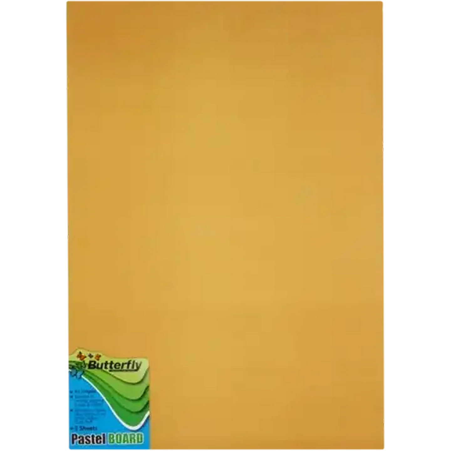 Image of Butterfly A2 Pastel Gold Board Sheets 5-Pack
