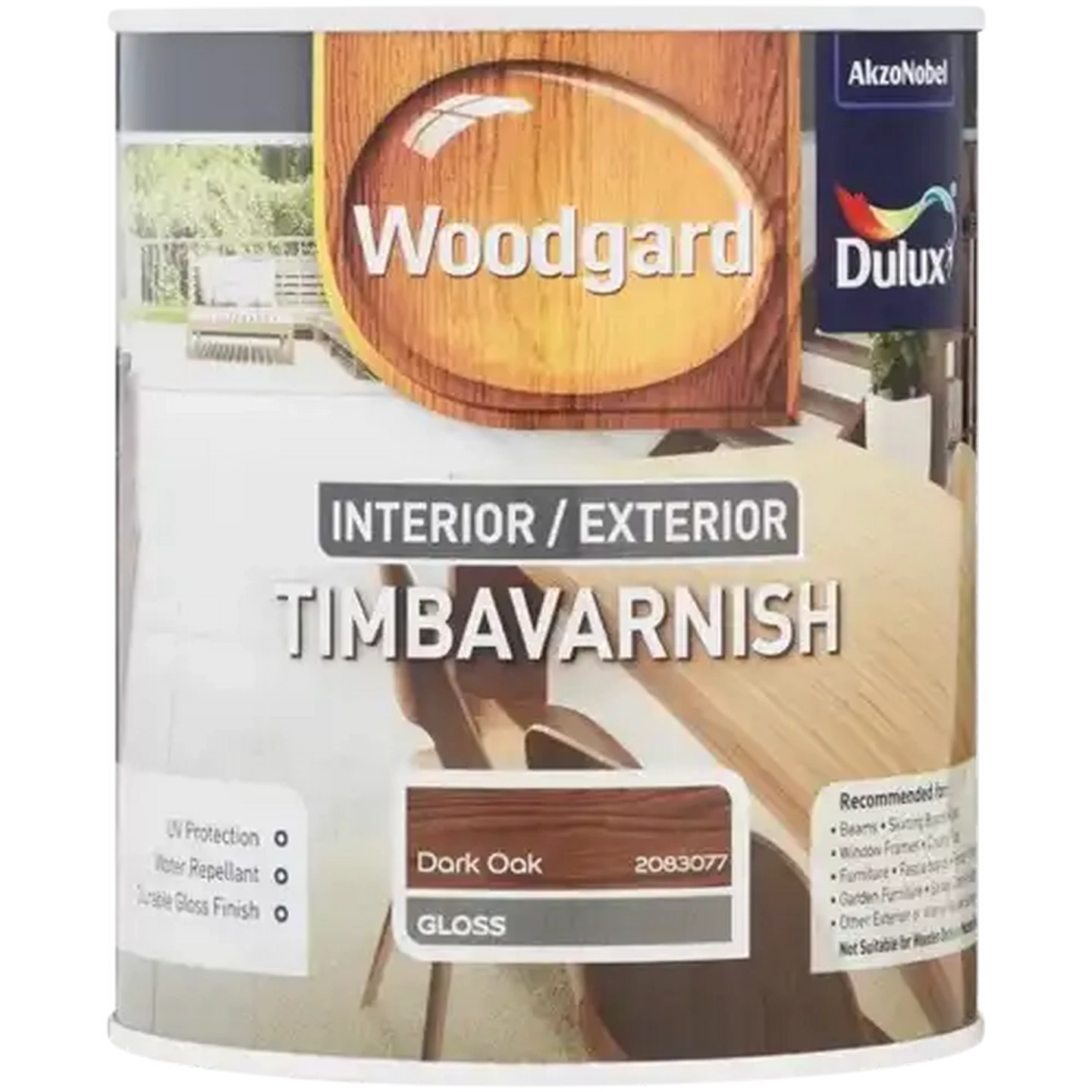 b-ris ダークブラウン Checkers Sixty60 | Dulux Woodgard Dark Oak Gloss Timbavarnish 1L
