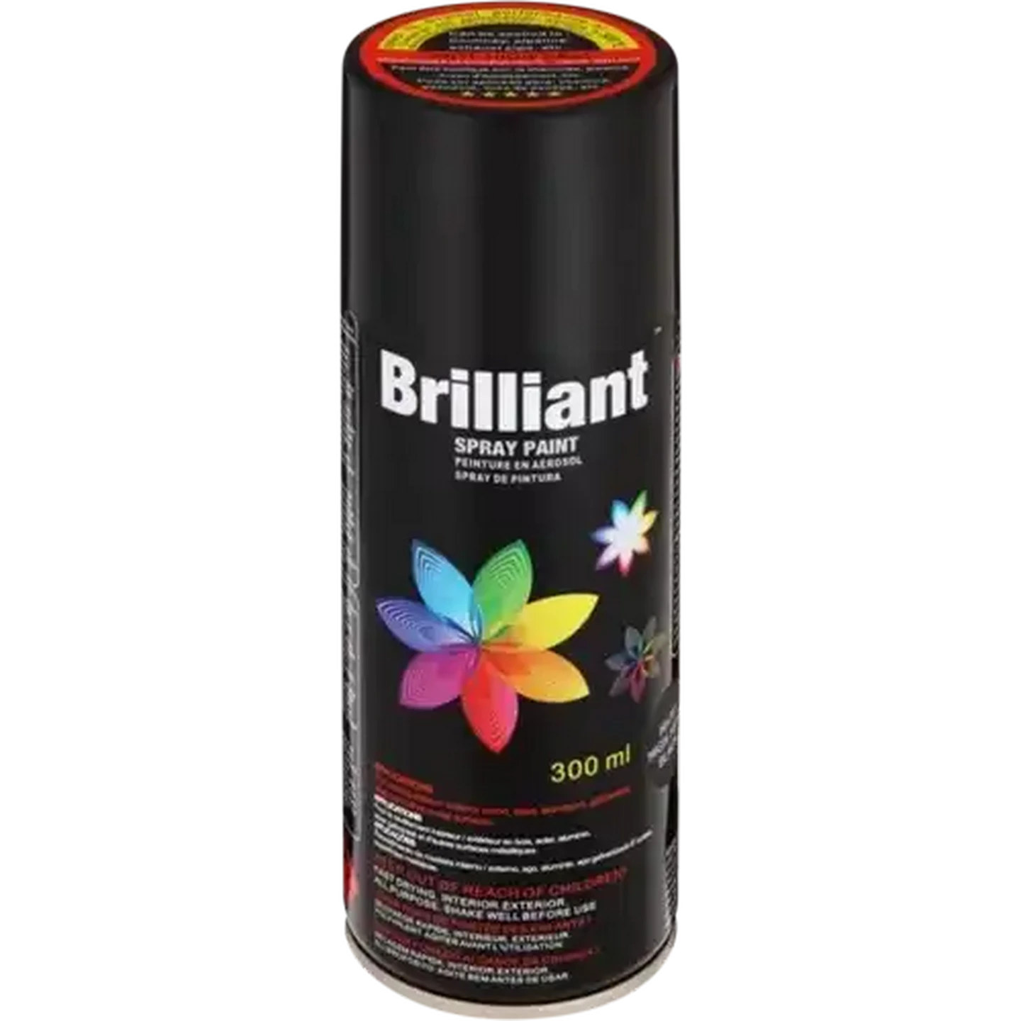 Image of Brilliant High Heat Black Spray Paint Can 300ml