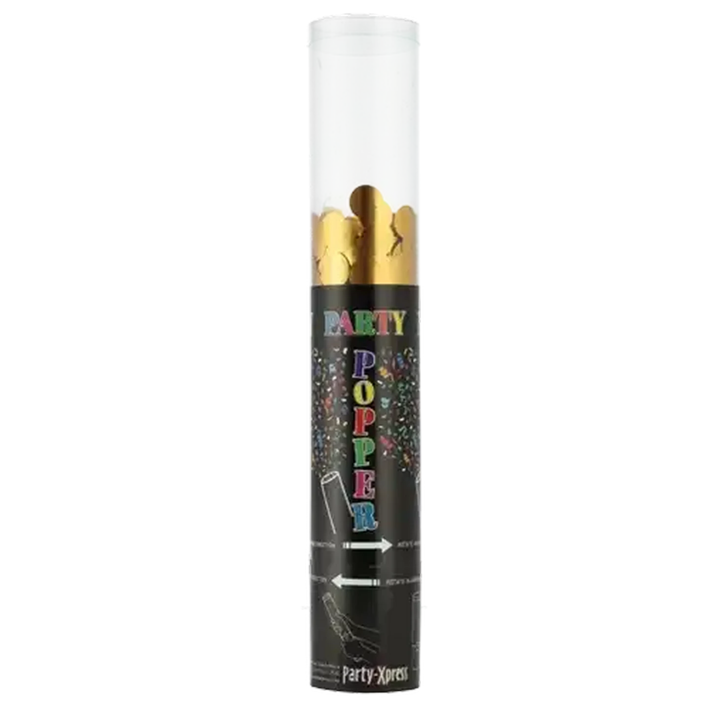 Image of Tube Gold Confetti Party Popper