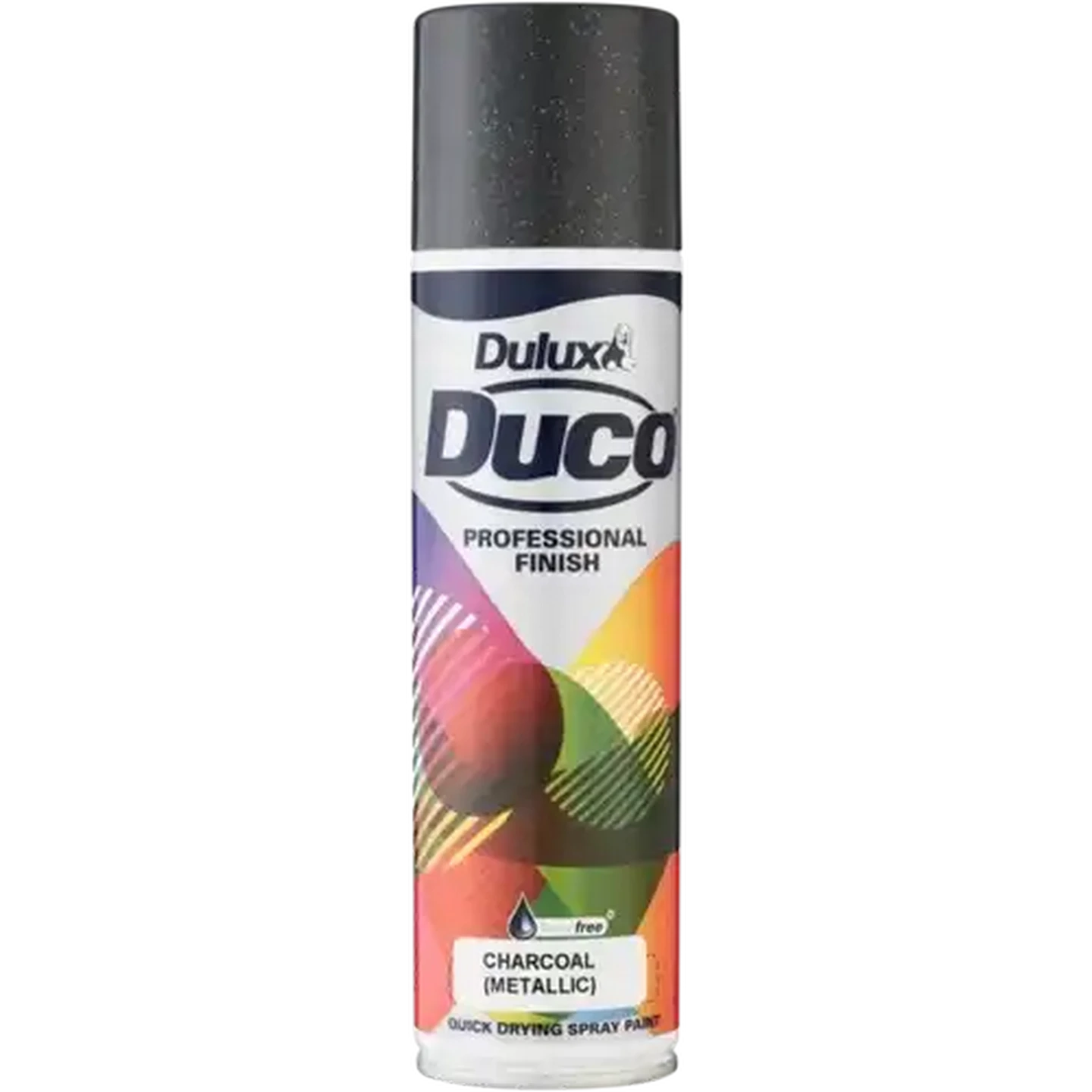 Image of Dulux Duco Metallic Charcoal Spray Paint 300ml