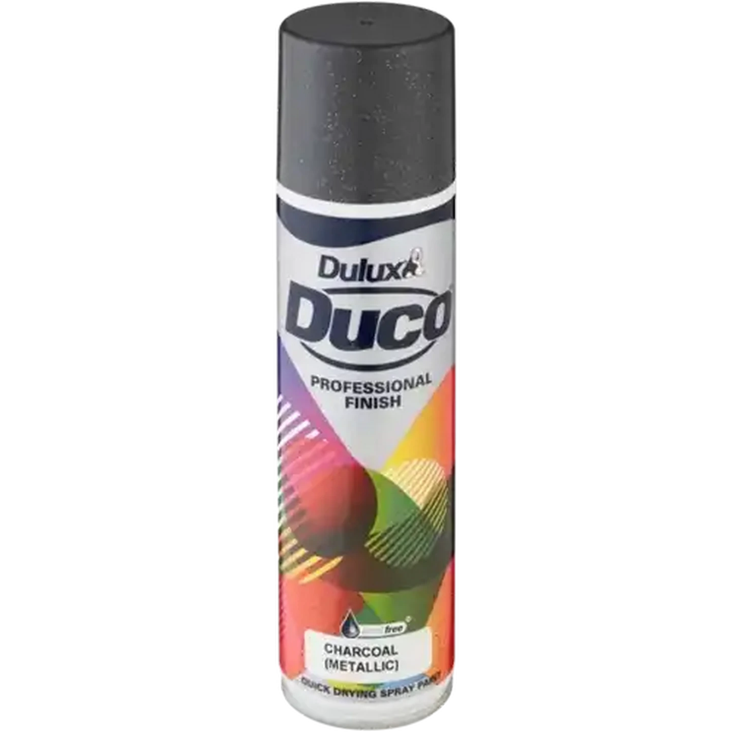 Image of Dulux Duco Metallic Charcoal Spray Paint 300ml