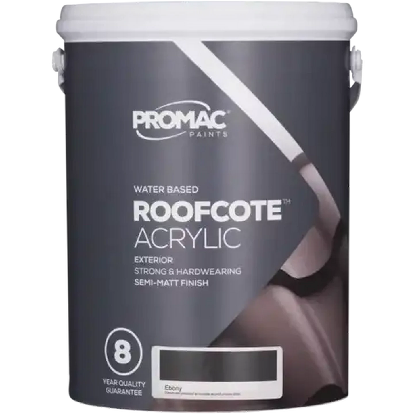 Image of Promac Paints Easycoat Roofcote Acrylic Ebony Paint 5L