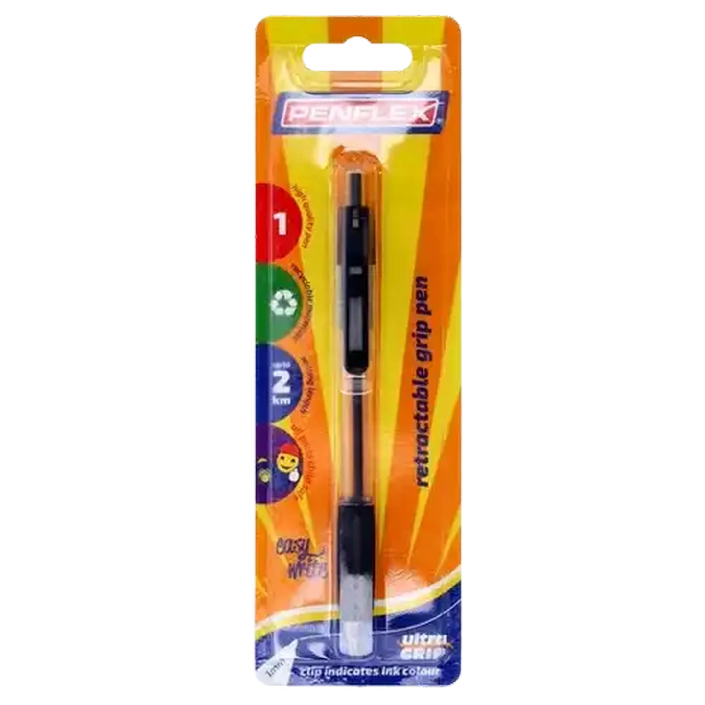 Pennen Bulk, 60 Pack Gripped Slimster Balpennen Zwarte Inkt 1,0 mm
