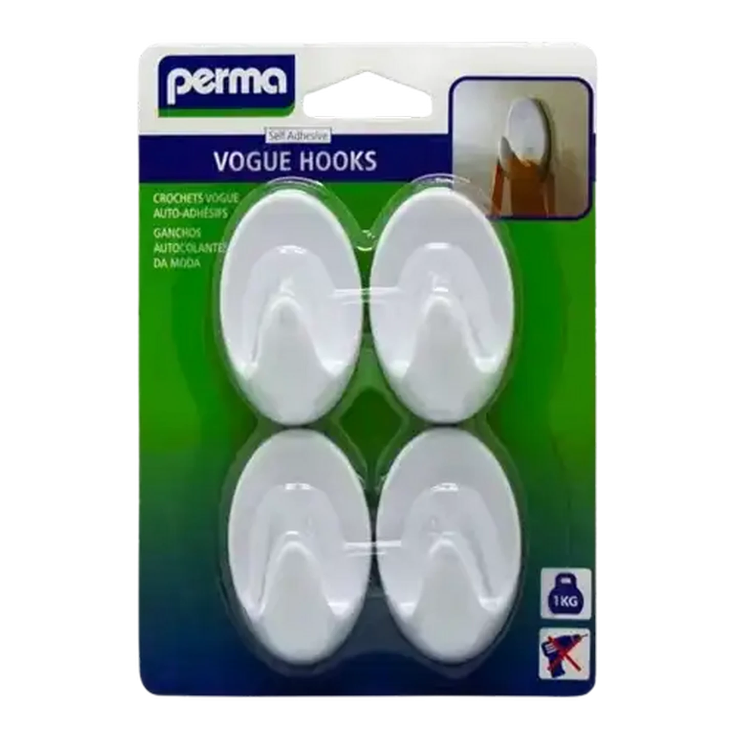 Image of Perma Adhesive Vogue Hooks 4-Pack