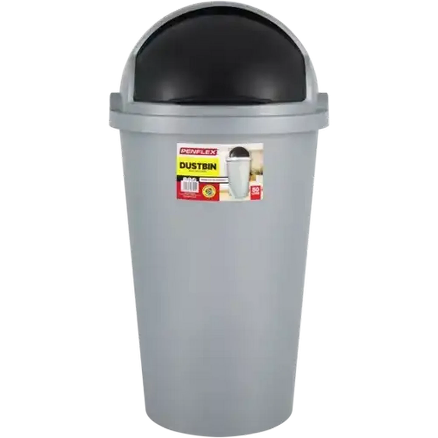 Image of Penflex Plastic Roll-Top Bin 50L