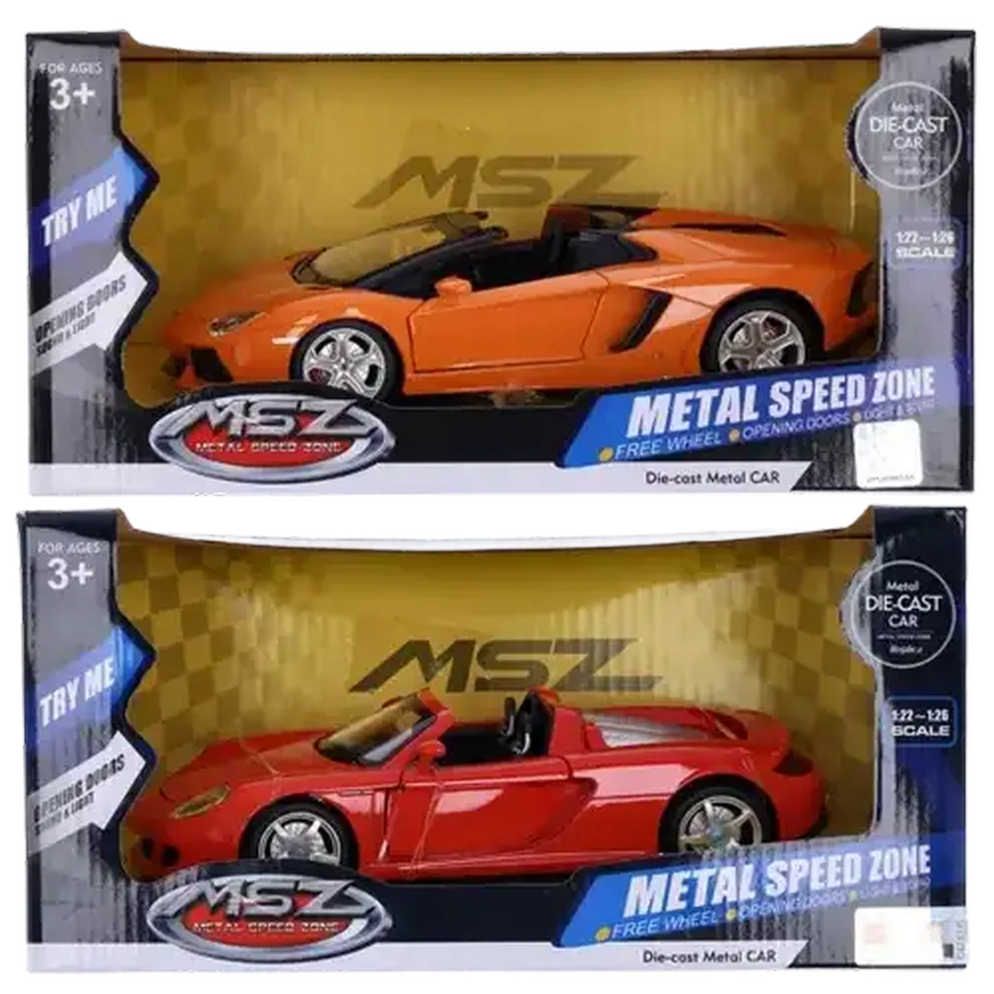 Checkers Sixty60 | MSZ Light + Sound Die Cast Car (Type May Vary)