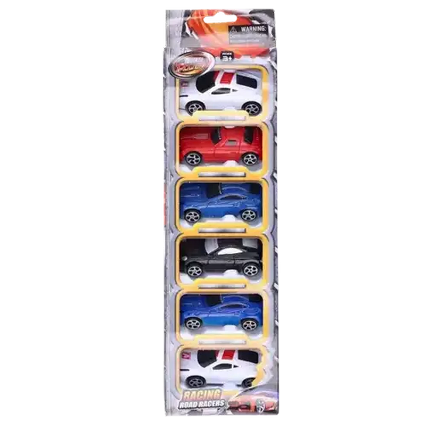 Checkers Sixty60 | Team Power Road Racers Cars 9cm 6 Pack (Type