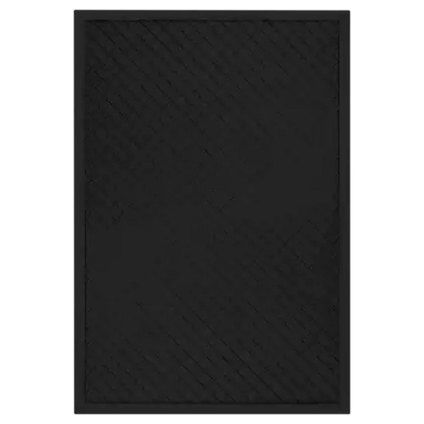 Image of Q Premium Large Black Rubber Car Mat 54 x 37cm