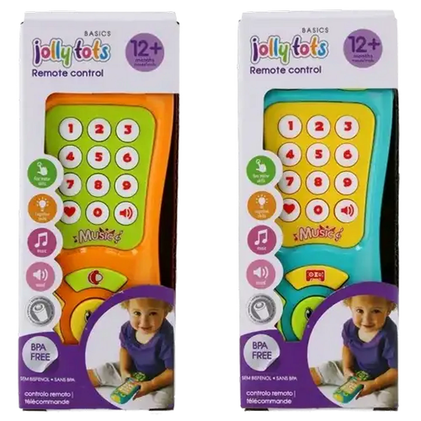Image of Jolly Tots Remote Control 18 Months+ (Colour May Vary)