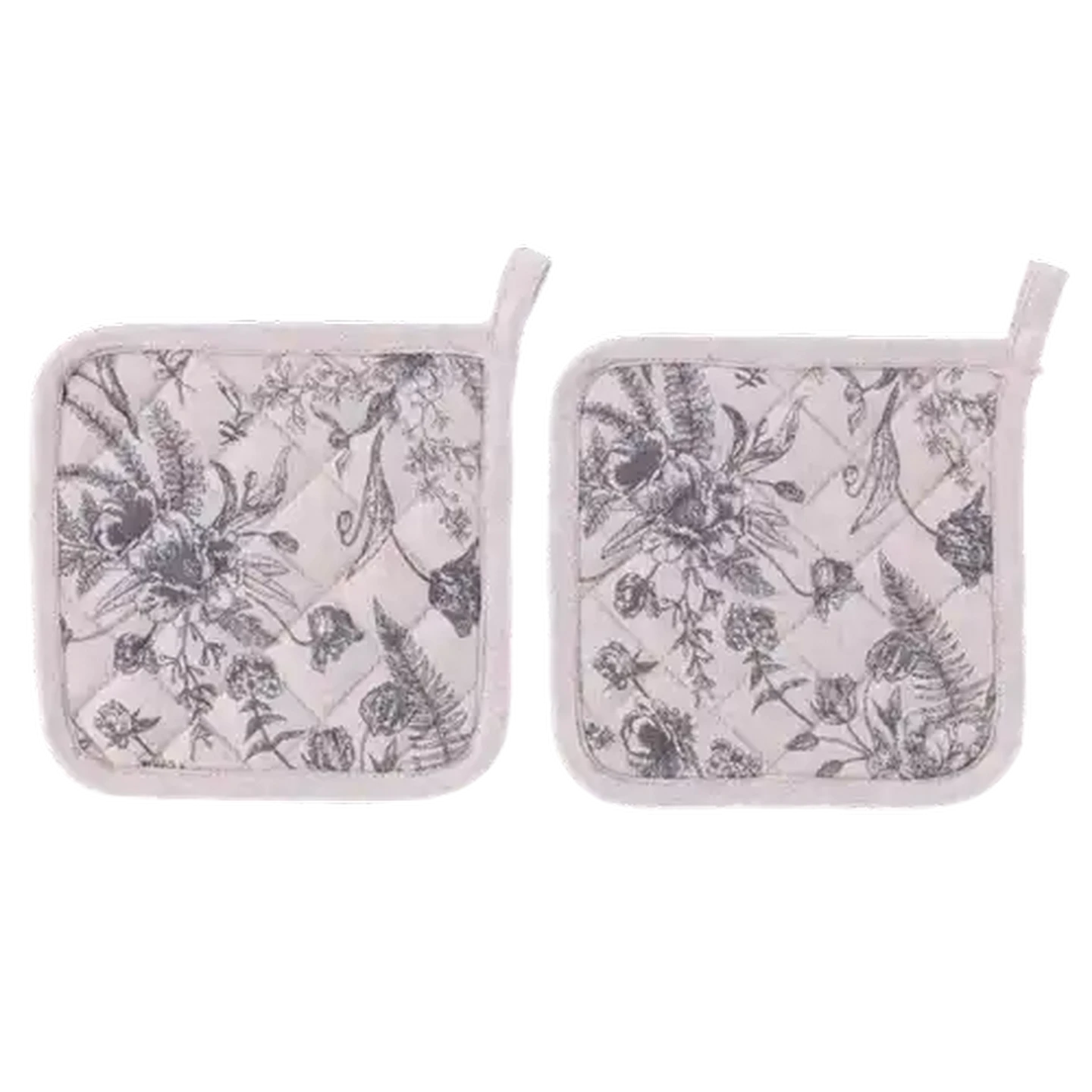 Image of Essentials Delft Grey Pot Holder 18 x 28cm (Colour May Vary)