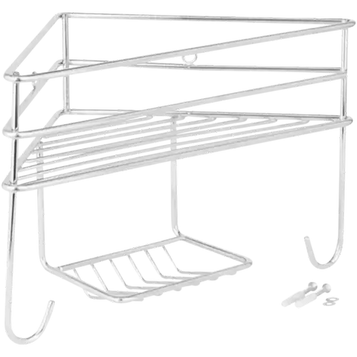 Image of Steelcraft Stainless Steel Classic Corner Shower Organiser