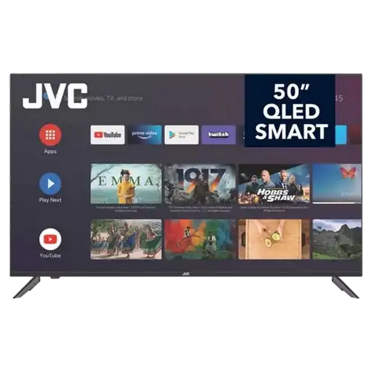 Image of JVC LT-50NQ7145B 50" QLED 4K Android Smart TV