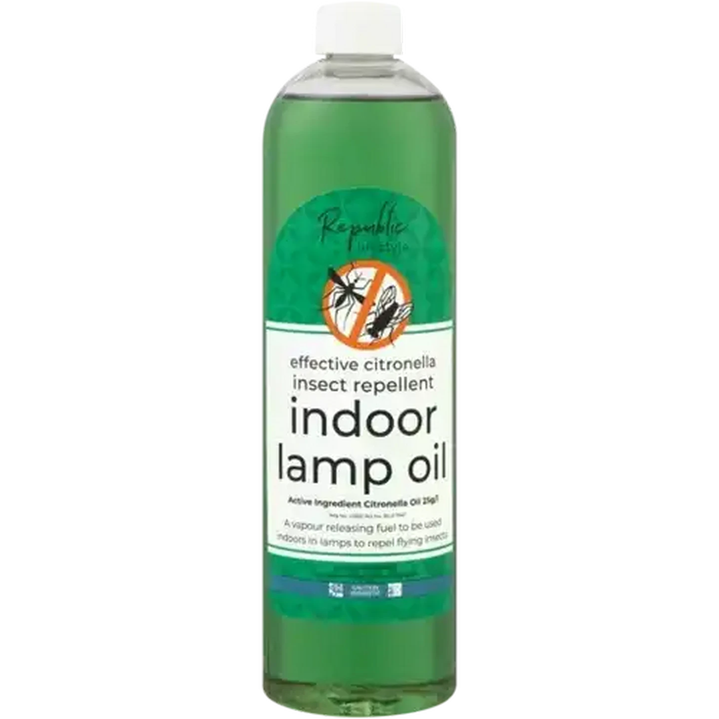 Image of Republic Lifestyle Umbrella Green Citronella Lamp Oil Refill Bottle 500ml