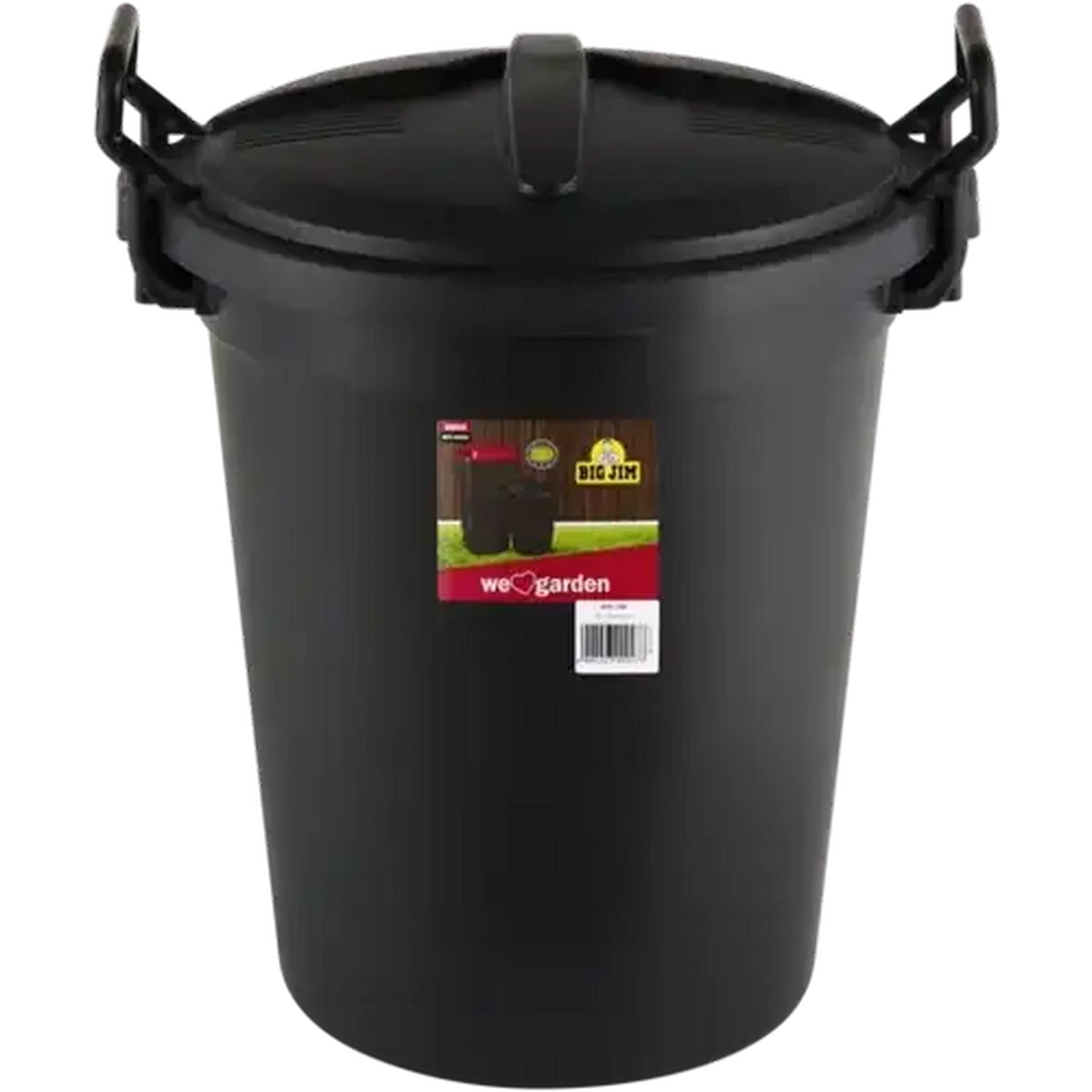 Image of Big Jim Black Garbage Bin 70L