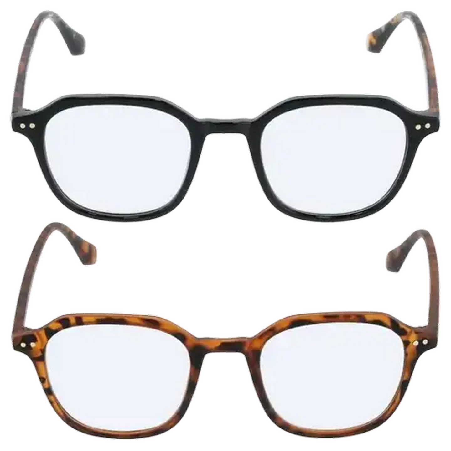 Image of LENZO Designer Eyes +1.5 Two Tone Frame Reading Glasses (Colour May Vary)​